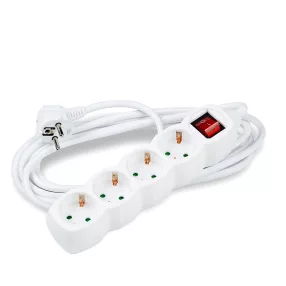 1,5mm2 Elosztó Kapcsolós (Fehér)