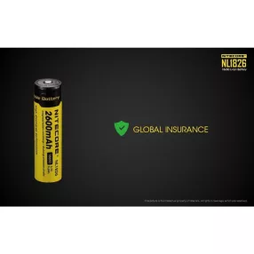 Nitecore Kellék Akkumulátor 18650 NL1826 2600mAh 3,7V B1