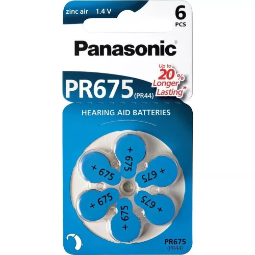 Panasonic Hallókészülék Elem PR675 B6