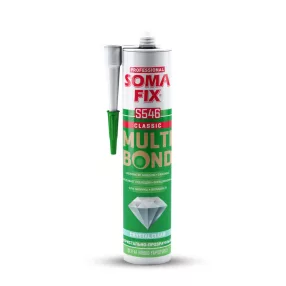   SomaFix Professional S546 hibrid általános ragasztó - MULTIBOND CRYSTAL CLEAR