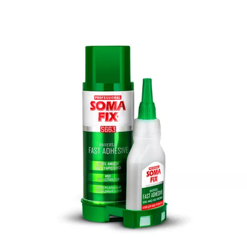 SomaFix Professional S6 Univerzális gyorsragaztó - Kiegészítő termék univerzális aktivátoros gyorsragasztó-hoz 50g