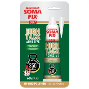   SomaFix Professional S67 hibrid erős kötésű ragasztó - HIGH TACK