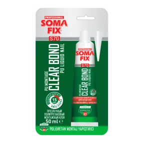 SomaFix Professional S70 PU ragasztó - CLEAR BOND