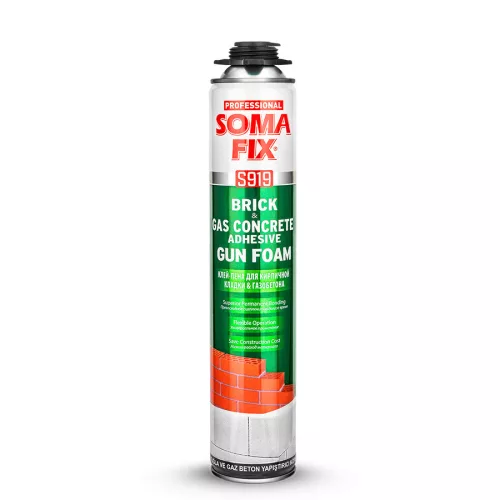 SomaFix Professional S919 Tégla - és Gázbeton pisztolyos ragasztóhab