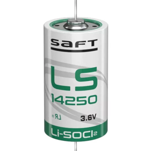 Saft Lithium 1/2 Ceruza Elem LS14250 1/2AA 3.6V 1200mA Axial