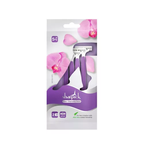 Sharpick Easy+ Borotva Eldobható 2 pengés + Aloe Vera P5 Noi