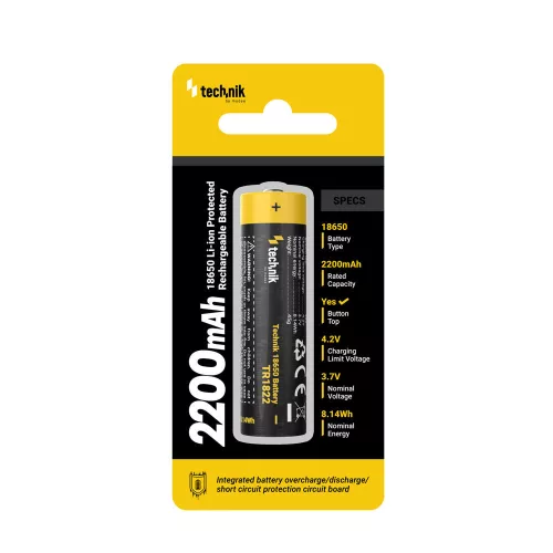 Technik Akkumulátor 18650 TR1822 2200mAh 3,7V B1