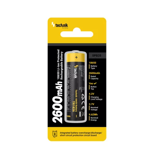 Technik Akkumulátor 18650 TR1826 2600mAh 3,7V B1
